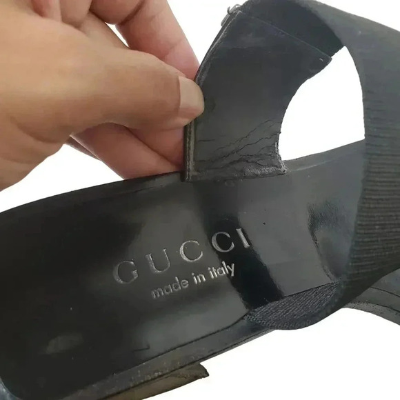 Gucci Sandal 6 BLK - Picture 10 of 12
